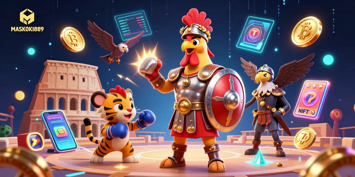 Experience thrilling gameplay action at MASKOKI889 with vibrant slot elements energizing the scene.