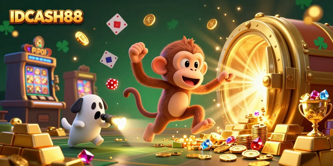 Juggle with golden treasures and explore the excitement at IDCASH88's vibrant casino scene.