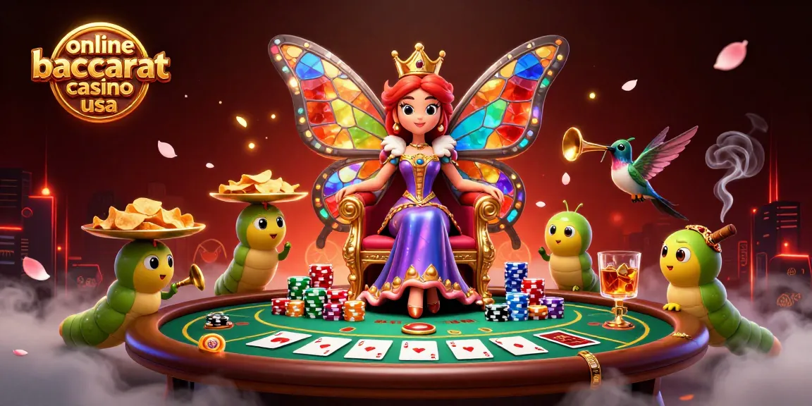 Experience the thrill of online baccarat casino usa with vibrant gaming elements and characters.